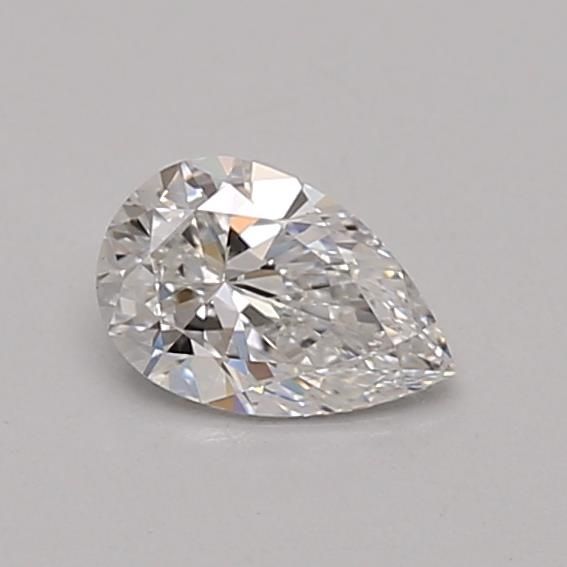 Lab-Grown Pear Diamond - 0.33 Carats, D Color, VS1 Clarity - Certified by IGI - Report Number: LG708565317