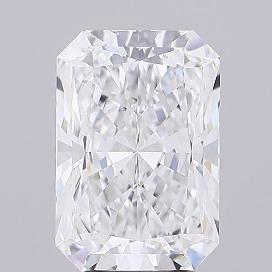 Lab-Grown Radiant Diamond - 3.53 Carats, E Color, VVS2 Clarity - Certified by IGI - Report Number: LG687563646