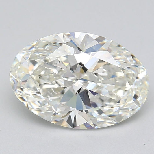 Lab-Grown Oval Diamond - 4.03 Carats, F Color, VVS2 Clarity - Certified by IGI - Report Number: LG678599401