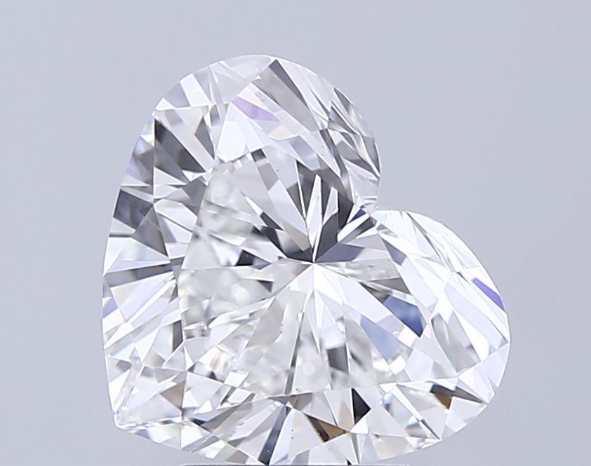Lab-Grown Heart Diamond - 4.1 Carats, E Color, VS1 Clarity - Certified by IGI - Report Number: LG715530511