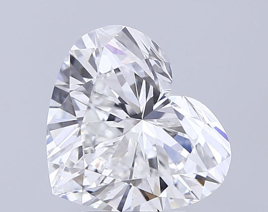 Lab-Grown Heart Diamond - 4.1 Carats, E Color, VS1 Clarity - Certified by IGI - Report Number: LG715530511