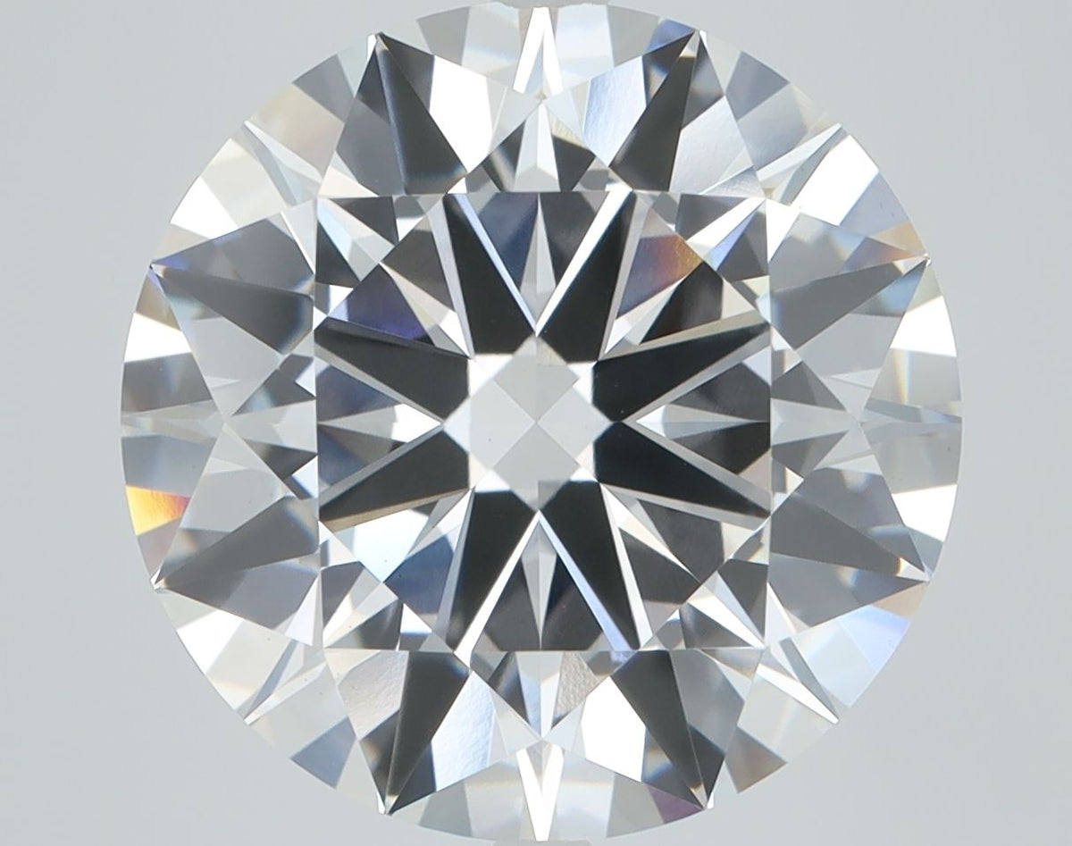 Lab-Grown Round Diamond - 8.05 Carats, E Color, VVS2 Clarity - Certified by IGI - Report Number: LG678545350