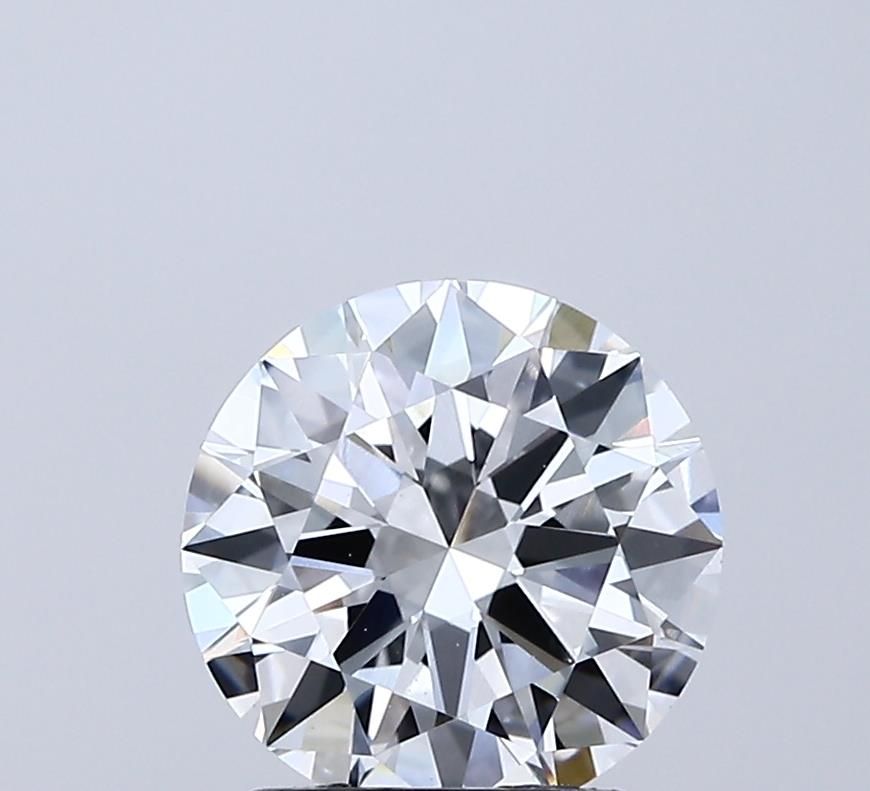 Lab-Grown Round Diamond - 2.01 Carats, E Color, VVS2 Clarity - Certified by IGI - Report Number: LG687580160