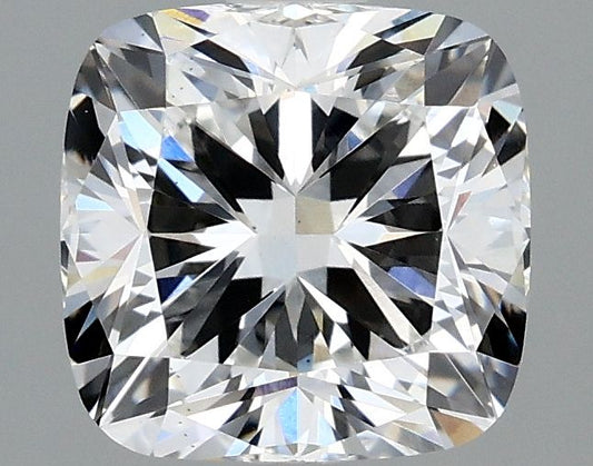 Lab-Grown Cushion Diamond - 1.96 Carats, F Color, VS2 Clarity - Certified by IGI - Report Number: LG645482089