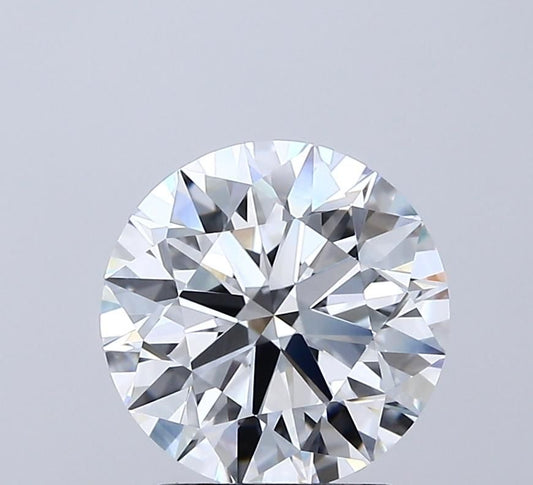 Lab-Grown Round Diamond - 2.51 Carats, E Color, VVS2 Clarity - Certified by IGI - Report Number: LG694549195