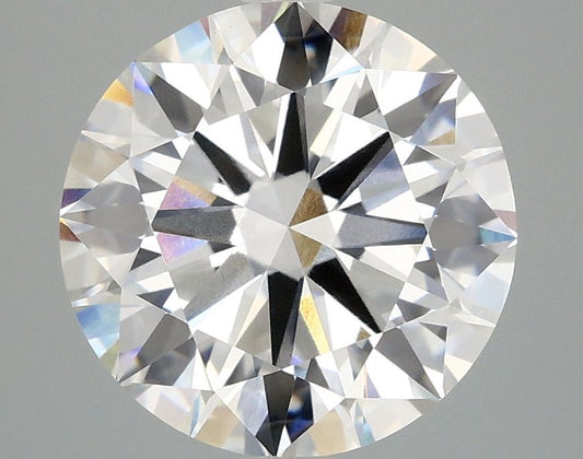 Lab-Grown Round Diamond - 4.03 Carats, E Color, VVS2 Clarity - Certified by IGI - Report Number: LG685578535
