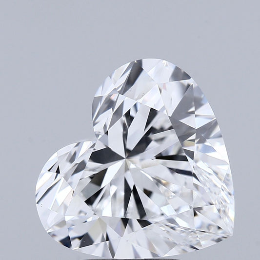 Lab-Grown Heart Diamond - 4.51 Carats, E Color, VS1 Clarity - Certified by IGI - Report Number: LG698552550