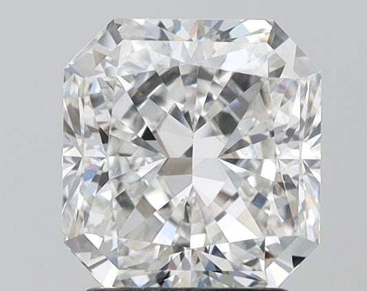 Lab-Grown Radiant Diamond - 2.45 Carats, E Color, VS1 Clarity - Certified by IGI - Report Number: LG680502557