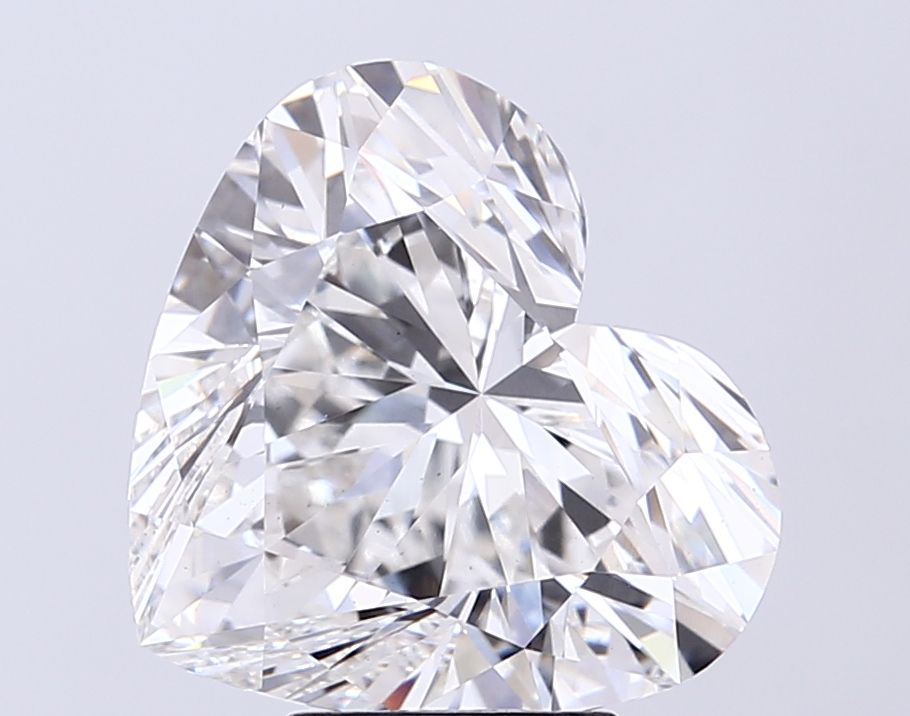 Lab-Grown Heart Diamond - 6.04 Carats, F Color, VS1 Clarity - Certified by IGI - Report Number: LG709532399