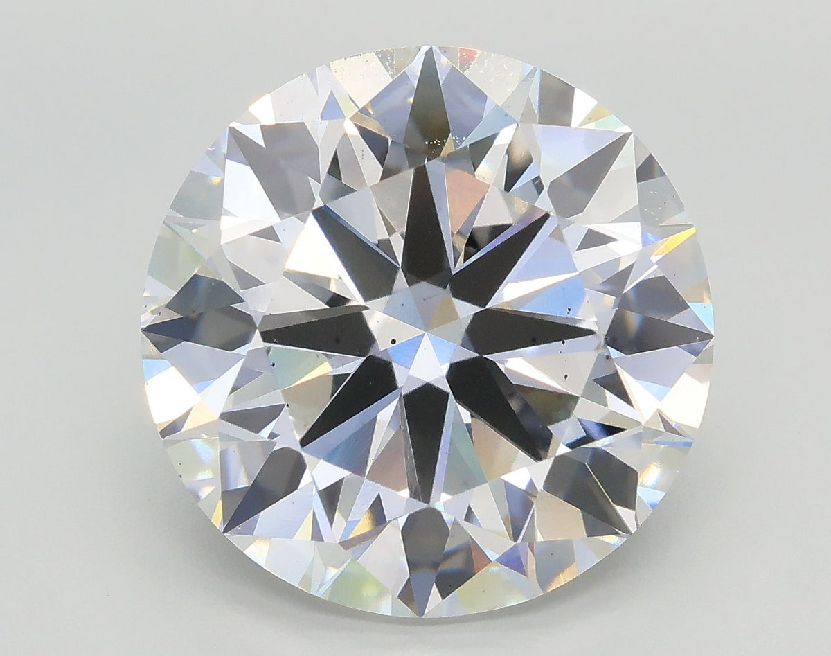 Lab-Grown Round Diamond - 8.03 Carats, E Color, VS2 Clarity - Certified by IGI - Report Number: LG675570734