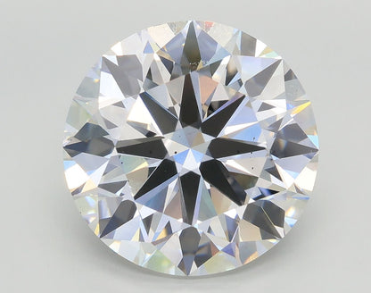 Lab-Grown Round Diamond - 8.03 Carats, E Color, VS2 Clarity - Certified by IGI - Report Number: LG675570734