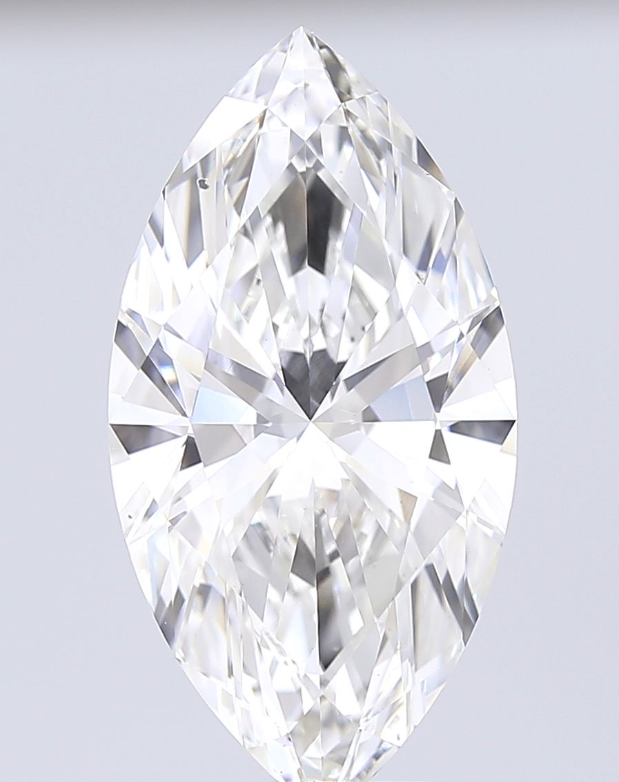 Lab-Grown Marquise Diamond - 7.11 Carats, F Color, VS2 Clarity - Certified by IGI - Report Number: LG617425826