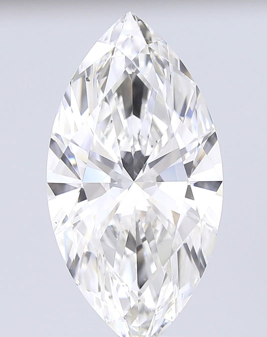 Lab-Grown Marquise Diamond - 7.11 Carats, F Color, VS2 Clarity - Certified by IGI - Report Number: LG617425826