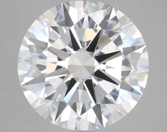 Lab-Grown Round Diamond - 5.03 Carats, F Color, VS1 Clarity - Certified by IGI - Report Number: LG678501943