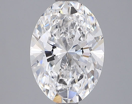 Lab-Grown Oval Diamond - 2.59 Carats, D Color, VVS2 Clarity - Certified by IGI - Report Number: LG688517528