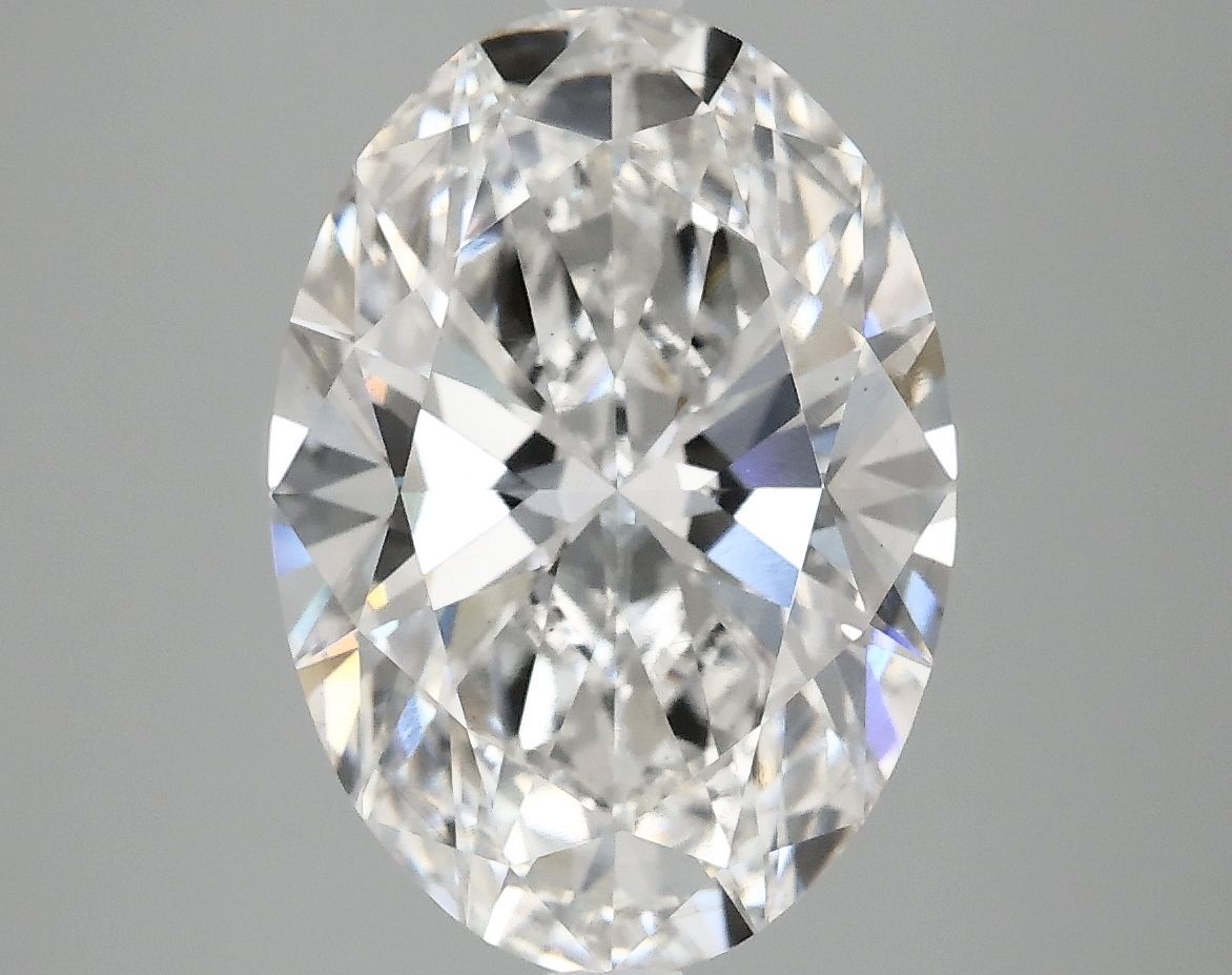 Lab-Grown Oval Diamond - 4.87 Carats, F Color, VS2 Clarity - Certified by IGI - Report Number: LG706557672