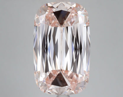 Lab-Grown Cushion Diamond - 7.66 Carats, Fancy Intense Pink Color, VS2 Clarity - Certified by IGI - Report Number: LG640435316