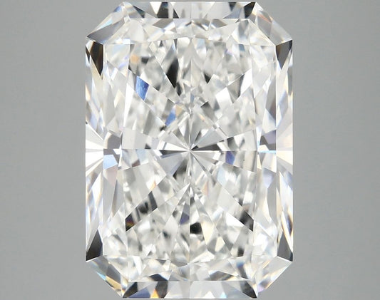 Lab-Grown Radiant Diamond - 6.09 Carats, F Color, VS1 Clarity - Certified by IGI - Report Number: LG691541224