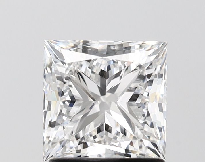 Lab-Grown Princess Diamond - 1.57 Carats, F Color, VVS2 Clarity - Certified by IGI - Report Number: LG688501676