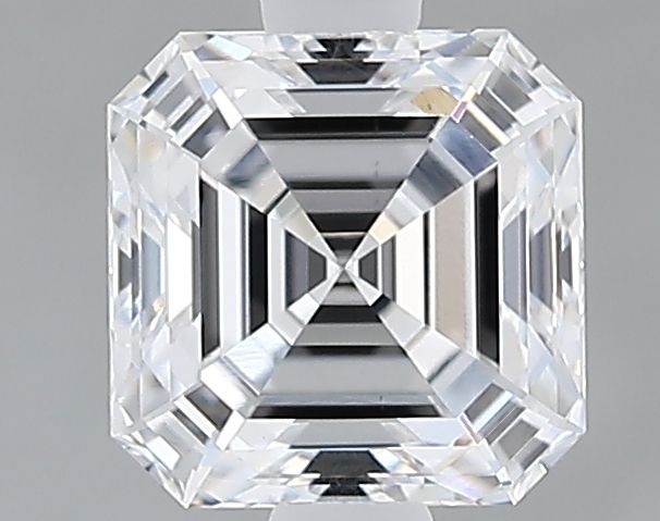 Lab-Grown Asscher Diamond - 1.0 Carats, D Color, VS2 Clarity - Certified by GIA - Report Number: 7508780568