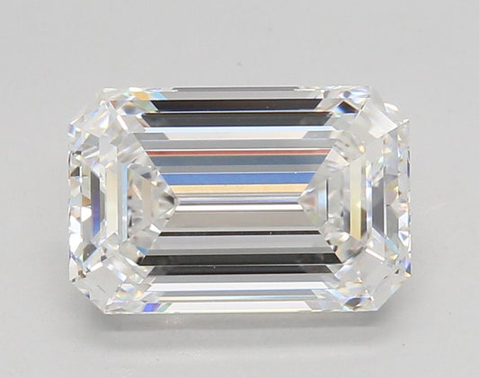 Lab-Grown Emerald Diamond - 3.54 Carats, E Color, VVS2 Clarity - Certified by IGI - Report Number: LG683511372