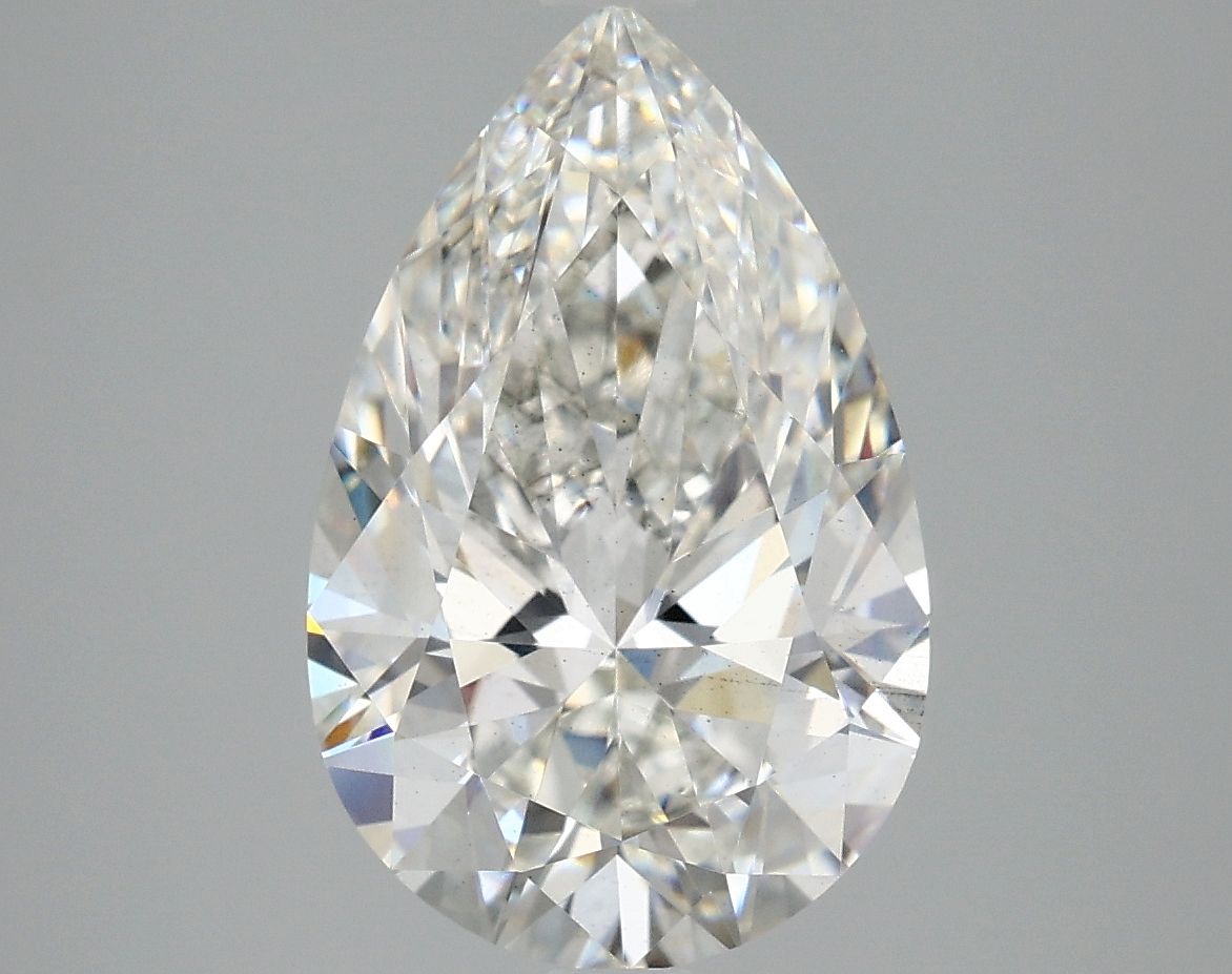 Lab-Grown Pear Diamond - 4.0 Carats, F Color, VS2 Clarity - Certified by IGI - Report Number: LG671488052