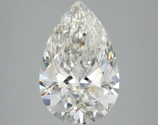 Lab-Grown Pear Diamond - 4.0 Carats, F Color, VS2 Clarity - Certified by IGI - Report Number: LG671488052