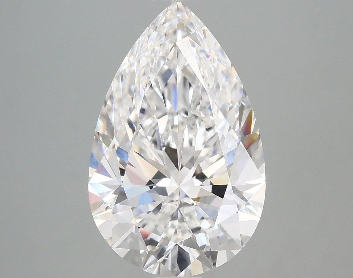 Lab-Grown Pear Diamond - 4.57 Carats, E Color, VS2 Clarity - Certified by IGI - Report Number: LG681521182