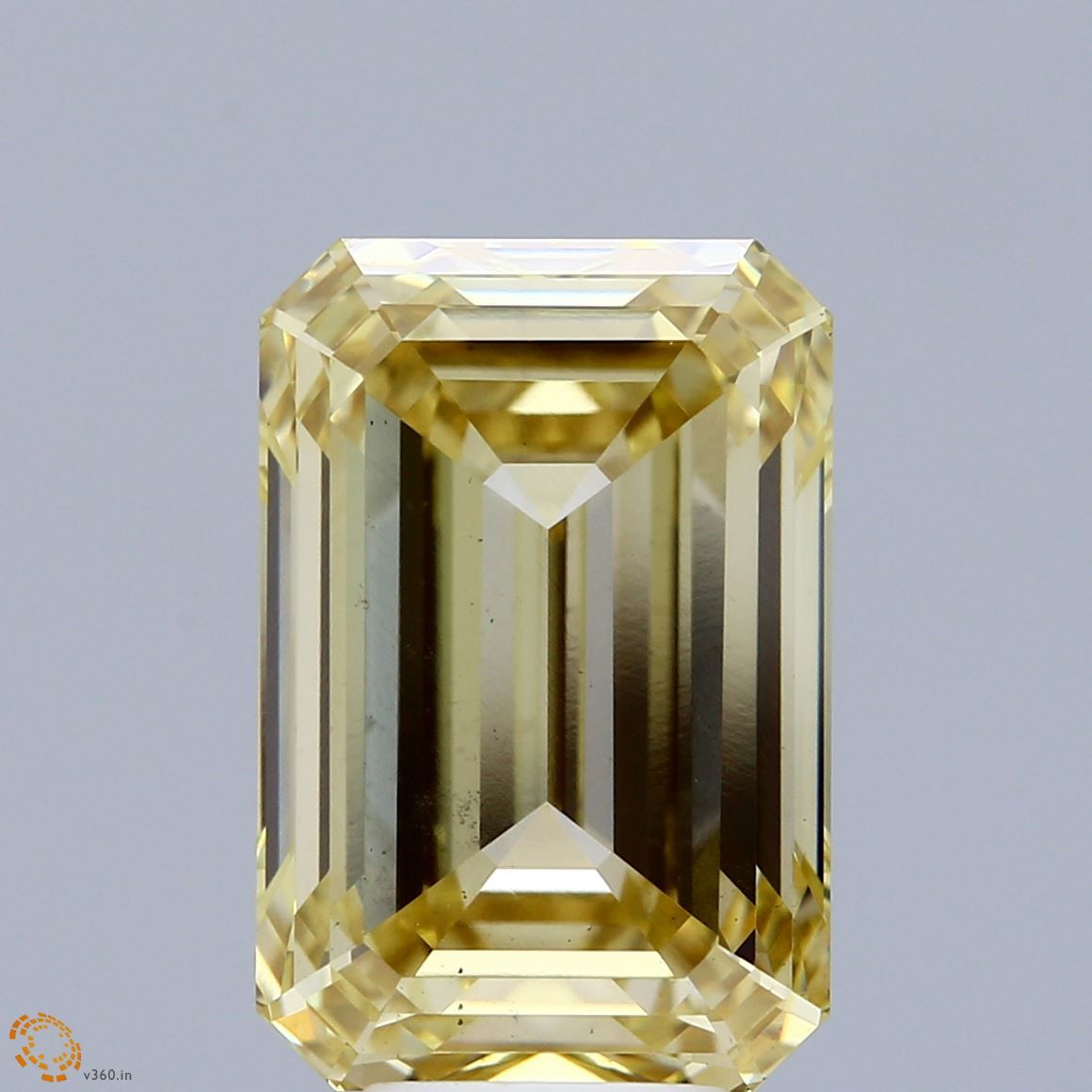 Lab-Grown Emerald Diamond - 8.25 Carats, Fancy Intense Yellow Color, VS2 Clarity - Certified by IGI - Report Number: LG671433703