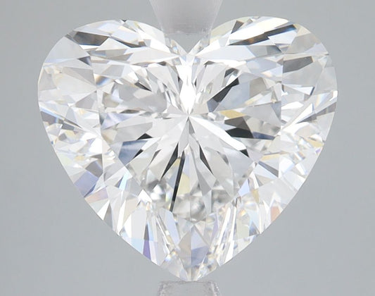 Lab-Grown Heart Diamond - 3.6 Carats, D Color, VVS2 Clarity - Certified by IGI - Report Number: LG685553620