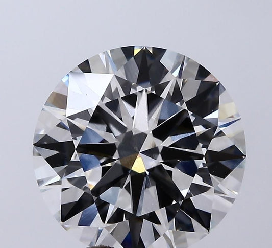 Lab-Grown Round Diamond - 4.0 Carats, F Color, VS1 Clarity - Certified by IGI - Report Number: LG715589266