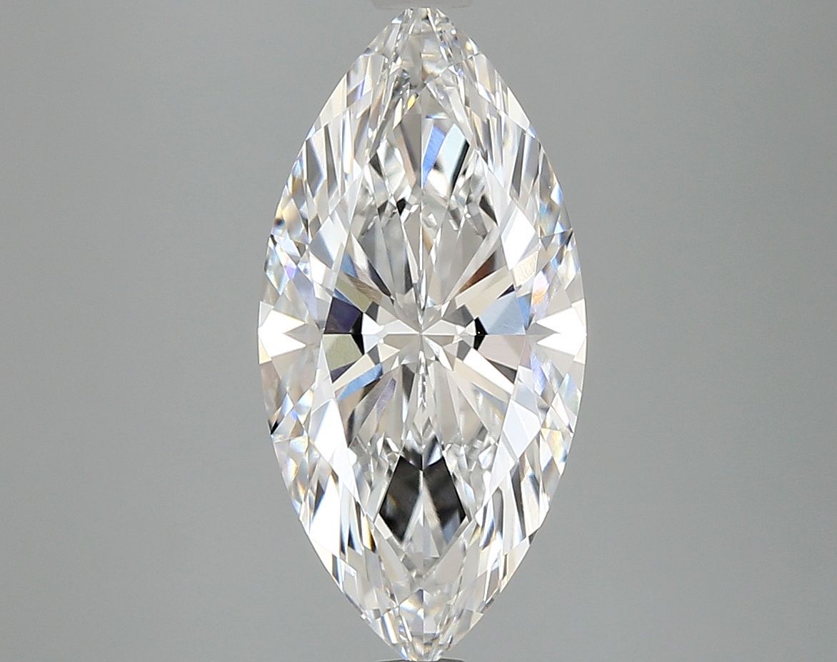 Lab-Grown Marquise Diamond - 3.02 Carats, F Color, VVS2 Clarity - Certified by IGI - Report Number: LG668425813