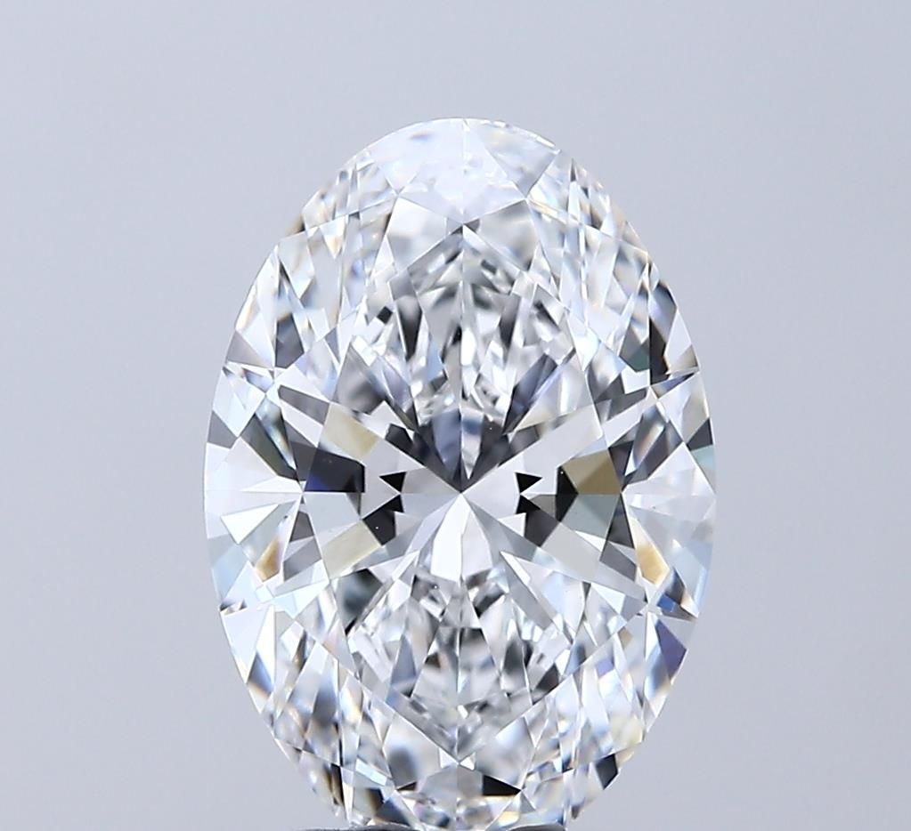 Lab-Grown Oval Diamond - 3.57 Carats, D Color, VVS2 Clarity - Certified by IGI - Report Number: LG688510561