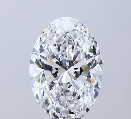 Lab-Grown Oval Diamond - 3.57 Carats, D Color, VVS2 Clarity - Certified by IGI - Report Number: LG688510561