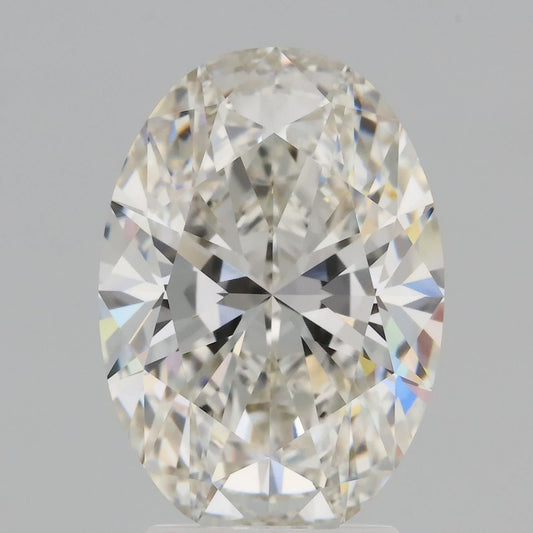 Lab-Grown Oval Diamond - 3.02 Carats, F Color, VVS2 Clarity - Certified by IGI - Report Number: LG691552738