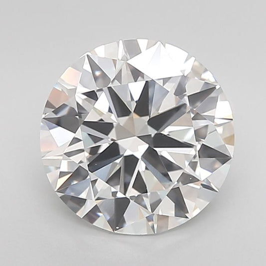 Lab-Grown Round Diamond - 3.01 Carats, E Color, VS2 Clarity - Certified by IGI - Report Number: LG717596898
