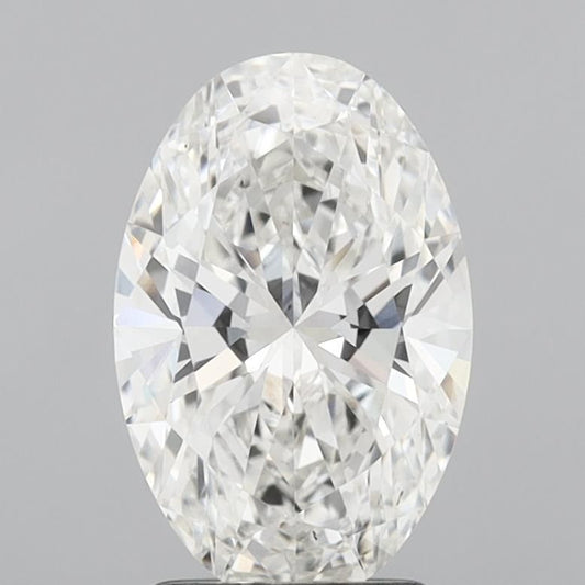 Lab-Grown Oval Diamond - 2.06 Carats, F Color, VVS2 Clarity - Certified by IGI - Report Number: LG719516456