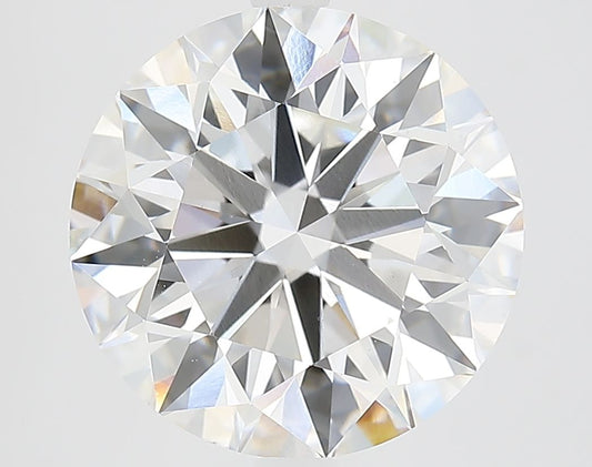 Lab-Grown Round Diamond - 6.52 Carats, F Color, VS1 Clarity - Certified by IGI - Report Number: LG648446146