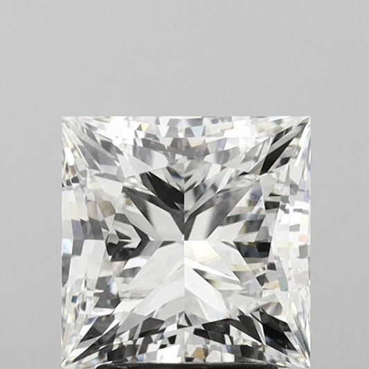 Lab-Grown Princess Diamond - 4.0 Carats, F Color, VS1 Clarity - Certified by IGI - Report Number: LG677510406
