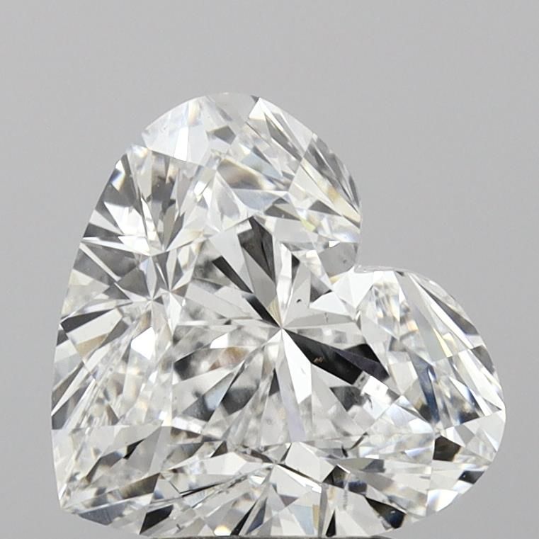 Lab-Grown Heart Diamond - 3.0 Carats, E Color, VS2 Clarity - Certified by IGI - Report Number: LG677546860