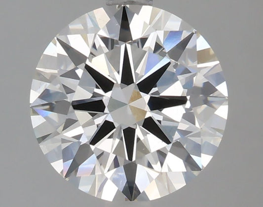 Lab-Grown Round Diamond - 2.6 Carats, Fancy Pink Color, VS1 Clarity - Certified by IGI - Report Number: LG681534572