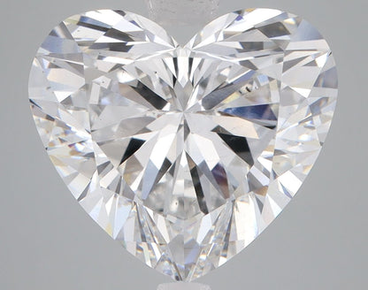 Lab-Grown Heart Diamond - 7.76 Carats, F Color, VS2 Clarity - Certified by IGI - Report Number: LG589383386