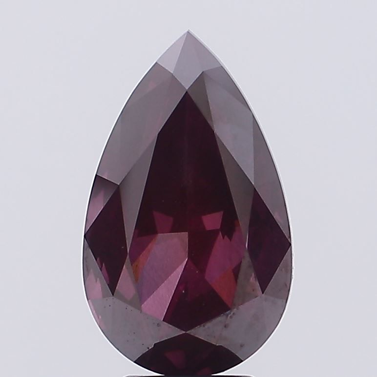 Lab-Grown Pear Diamond - 6.04 Carats, Fancy Deep Pink Color, VS1 Clarity - Certified by IGI - Report Number: LG691524027