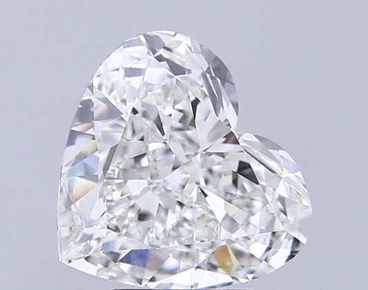 Lab-Grown Heart Diamond - 5.03 Carats, F Color, VS2 Clarity - Certified by IGI - Report Number: LG706542473