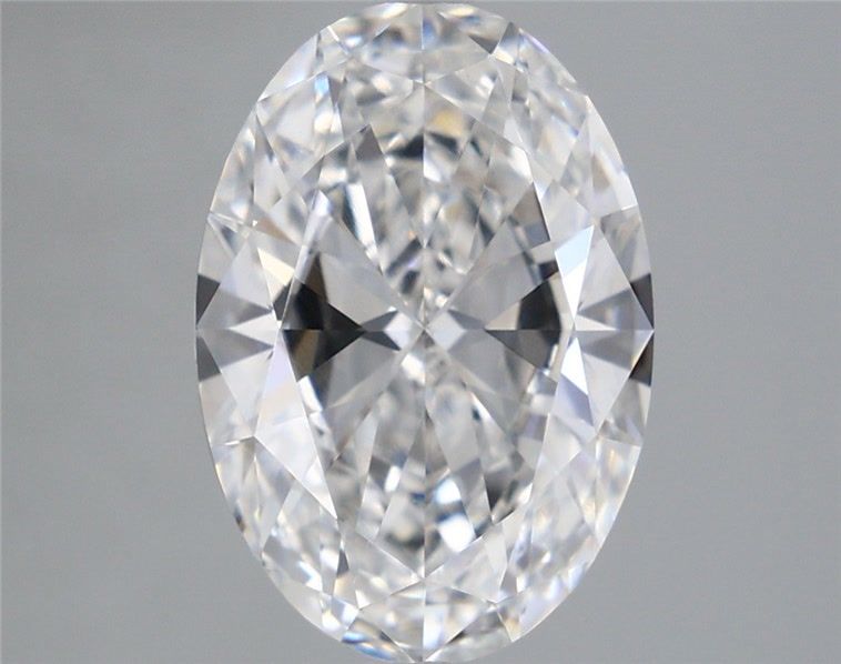 Lab-Grown Oval Diamond - 3.0 Carats, F Color, VVS2 Clarity - Certified by IGI - Report Number: LG680543159
