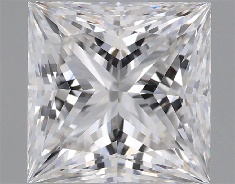 Lab-Grown Princess Diamond - 1.51 Carats, F Color, VVS2 Clarity - Certified by IGI - Report Number: LG653412615