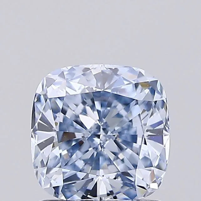 Diamant de laboratoire modifié coussin de 1,06 ct (couleur bleu fantaisie, pureté VS1, certifié IGI)