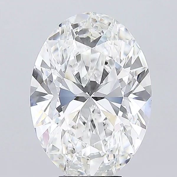 Lab-Grown Oval Diamond - 8.03 Carats, F Color, VS1 Clarity - Certified by IGI - Report Number: LG687504663