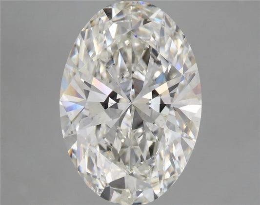 Lab-Grown Oval Diamond - 5.01 Carats, F Color, VS2 Clarity - Certified by IGI - Report Number: LG651426344