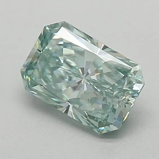 0,59 ct strahlender, im Labor gezüchteter Diamant (Farbe: Fancy Vivid Green, Reinheit: VS1, IGI-zertifiziert)